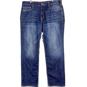 5.11 Tactical Defender Jeans Mens 36 Dark Wash Blue Denim Outdoor 74477 38x31